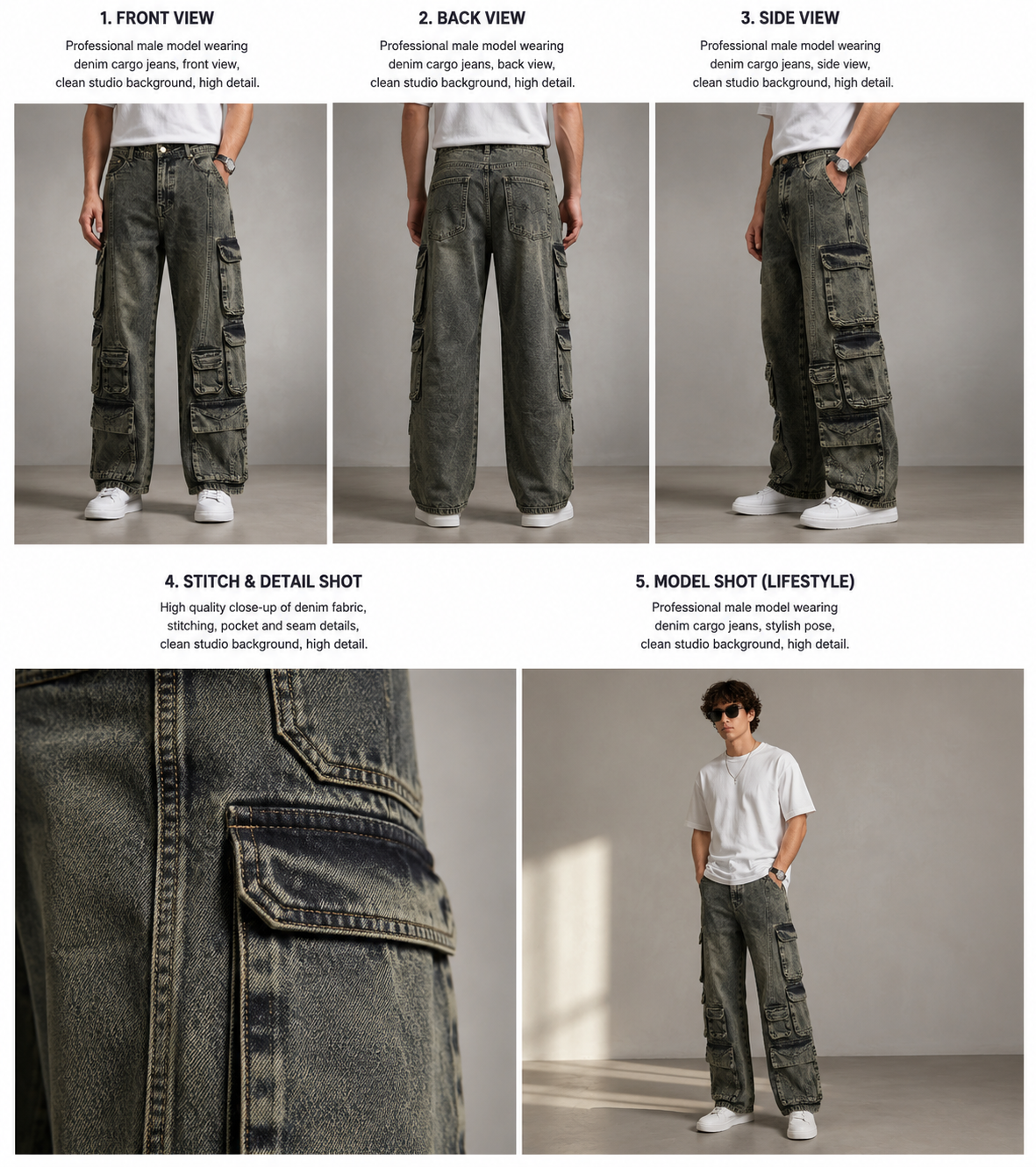 Rogue Vintage Cargo Denim